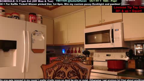 IsabelleRaven online show from October 12, 12:46 am