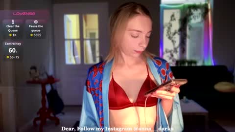 Anna Darko online show from August 9, 5:49 pm
