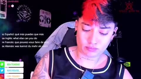 Axel Rouse online show from September 10, 6:41 pm