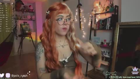   Im Nym  Justa nymph on twitter and IG online show from January 28, 3:04 am