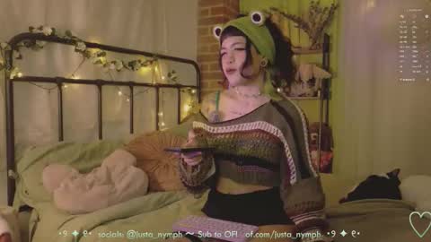   Im Nym  Justa nymph on twitter and IG online show from February 22, 2:34 am