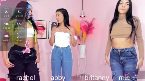 moderator JAZMIN my team is Abby RachelMia online show from January 31, 1:43 am