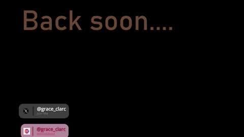 Grace clarc online show from March 15, 4:31 pm