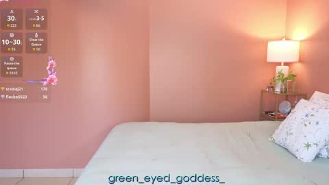 Green Eyed Goddess online show from June 5, 10:27 pm