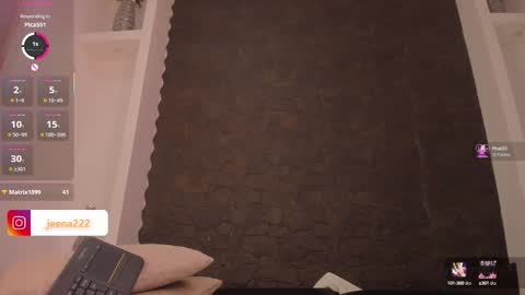 JEENA  online show from October 4, 1:06 pm