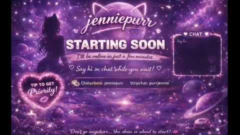 Jennie online show from April 3, 8:12 am