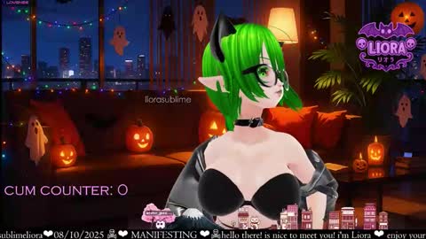 im Liora uwu   online show from October 8, 6:29 am