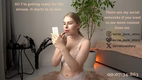 Lorrie online show from January 13, 1:28 pm