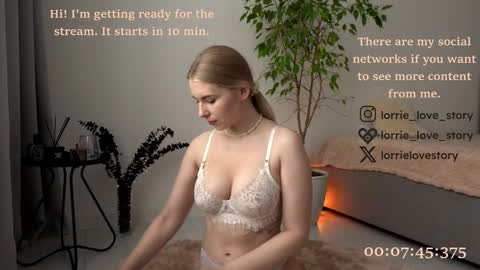 Lorrie online show from March 7, 3:18 pm