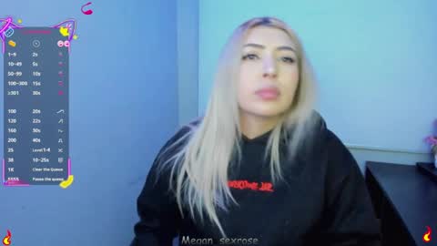 Megan rose online show from April 13, 3:08 am