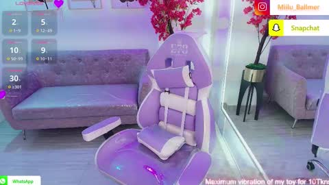 Milu ballmer  online show from March 21, 8:19 am