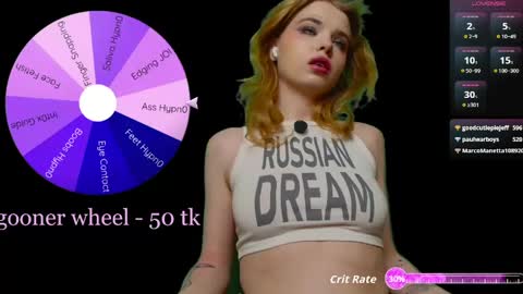 Misss Lola Angel online show from April 19, 6:10 pm