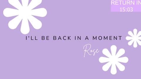 BabyRose online show from October 23, 1:33 am