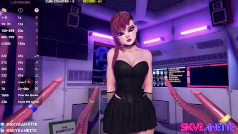 SkyeAnette online show from March 13, 1:18 am