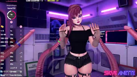 SkyeAnette online show from April 10, 1:11 am