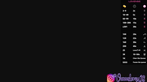 Venus online show from November 18, 12:11 am