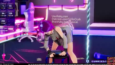 Vex Ruby online show from March 9, 1:25 am