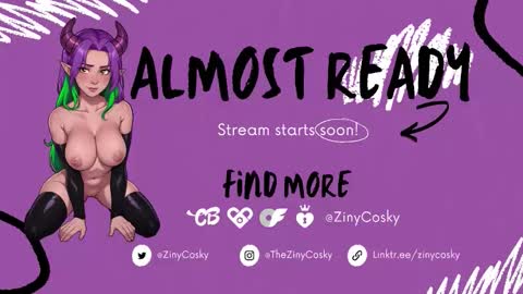 Ziny Cosky online show from October 13, 2:47 am