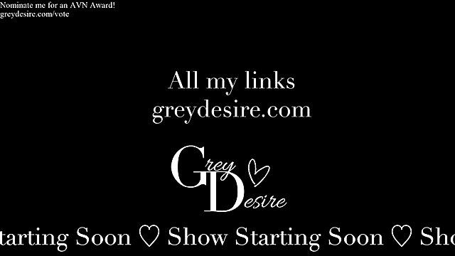 greydesire online show from September 19, 2:05 pm