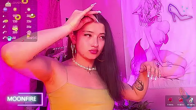 moonfiredancer online show from October 4, 8:09 am