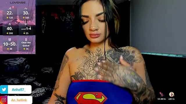 Anhell7 x online show from December 22, 8:12 pm