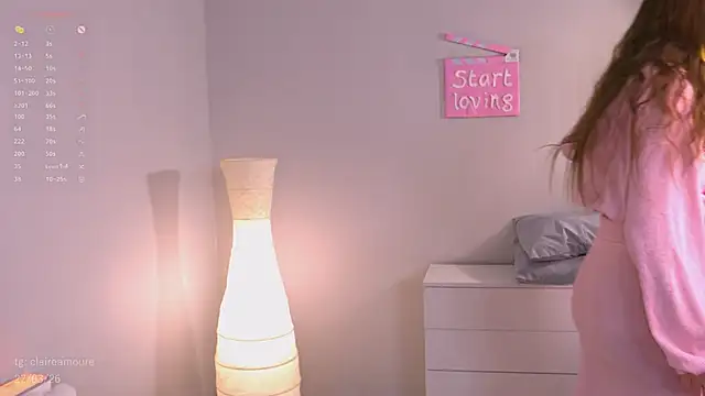 new Claire online show from March 21, 9:09 pm