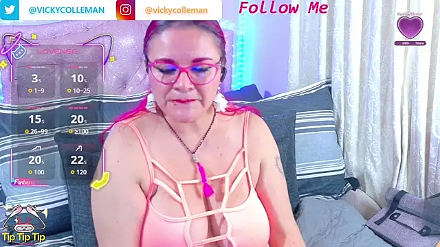 VickyColleman online show from October 23, 7:09 pm