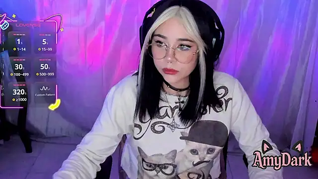  AmyDark online show from February 2, 11:26 pm