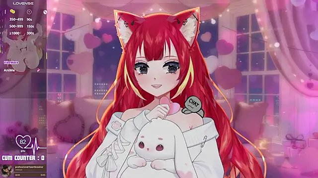 LewdFoxy VT online show from February 10, 6:55 pm