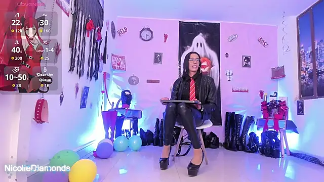 NicolleDiamonds cg online show from October 13, 1:03 pm