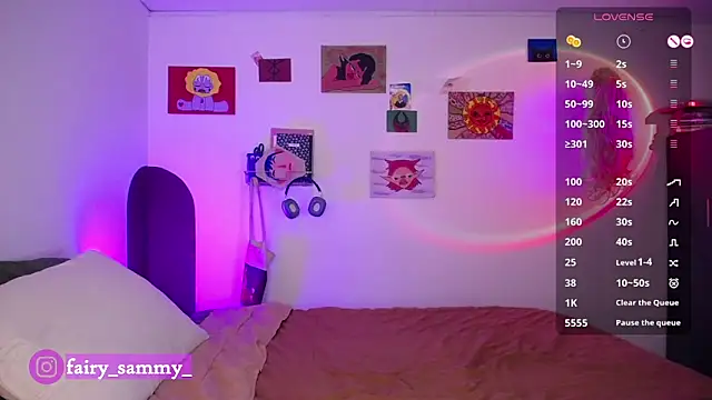 fairy sammy  online show from March 8, 12:40 am