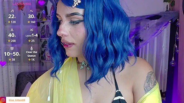 blue kitten online show from October 19, 4:25 am