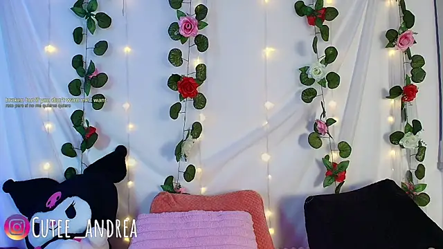 cutee andrea online show from April 20, 1:30 am