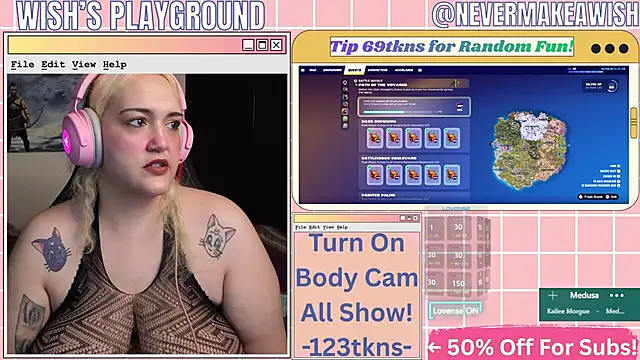 nevermakeawish online show from April 4, 2:27 pm