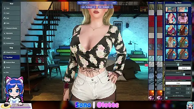 SonaBoobvelle online show from July 10, 1:44 pm