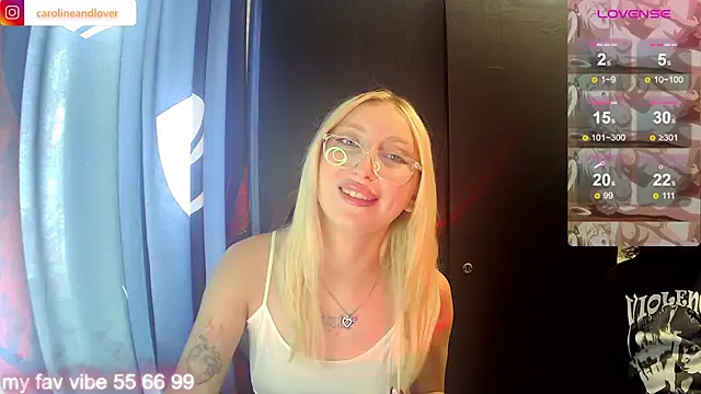 Caroline lover  online show from September 23, 10:35 am