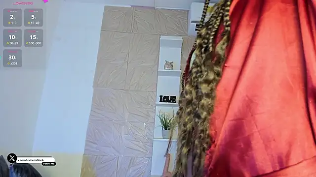 RebecaBlack  online show from March 25, 6:11 pm