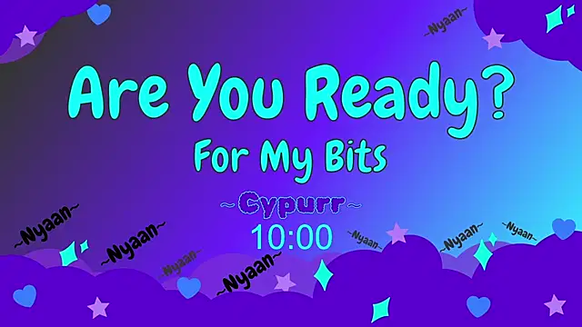 Cypurr online show from March 20, 9:20 pm