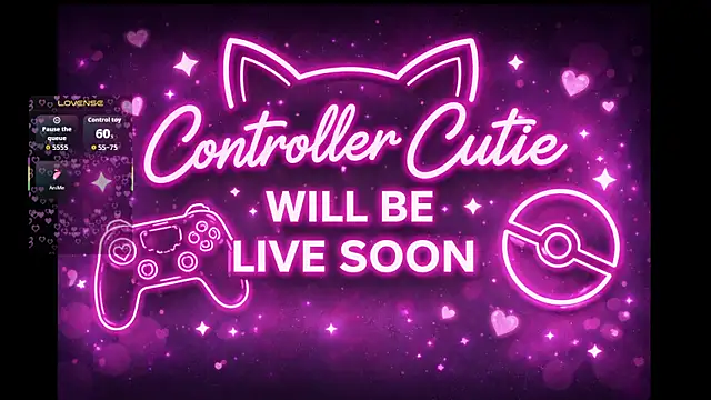 Controllercutie online show from June 11, 2:36 pm