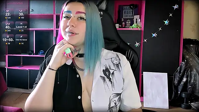 Neon Baddie online show from June 3, 2:33 pm