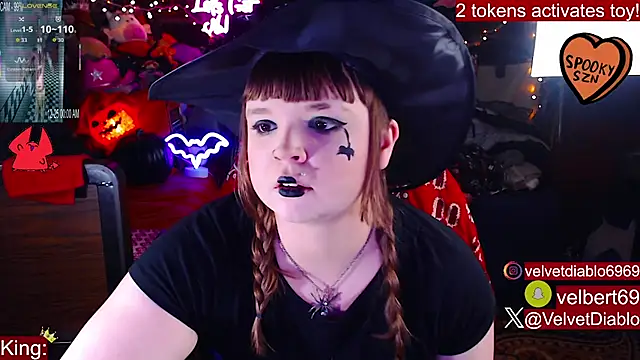 VelvetDiablo online show from October 14, 12:24 am