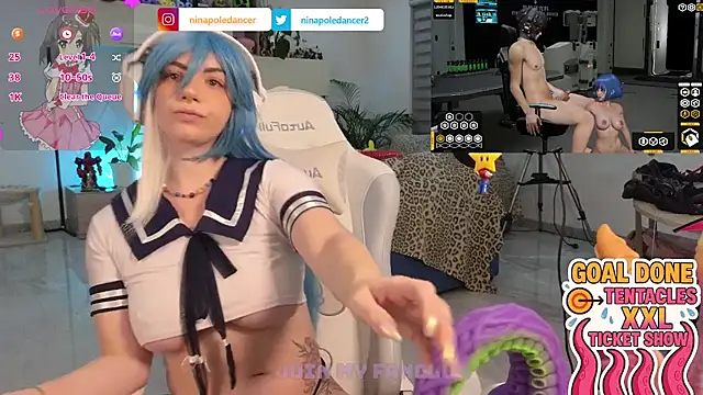 ninapoledance online show from September 21, 5:55 pm