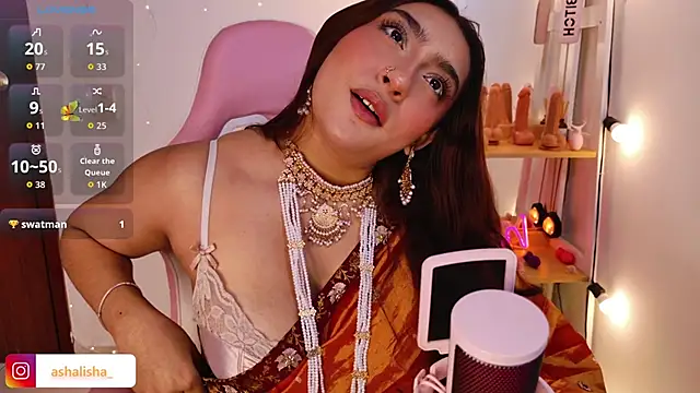 ashalisha online show from November 25, 1:13 pm