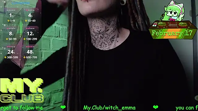 Witch Emma online show from February 17, 7:13 pm