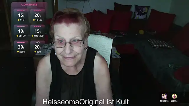 HeisseomaOriginal online show from September 21, 7:18 am