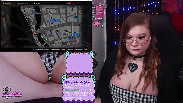 evamila online show from March 29, 1:04 am